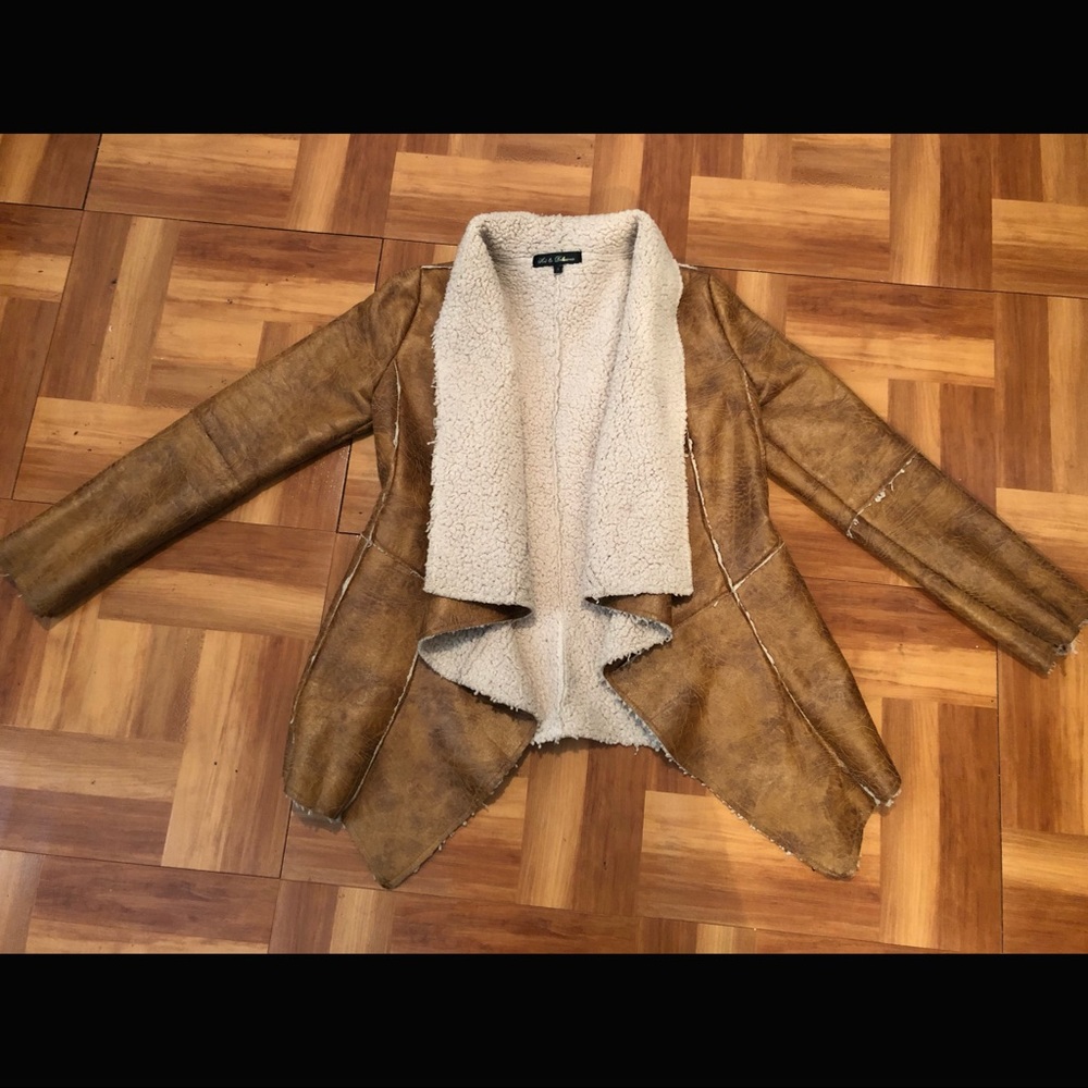 Teddy Jacket with Wonderful Front Draping